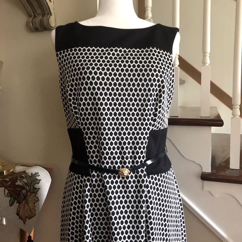 Anne Klein Navy A-line Dress